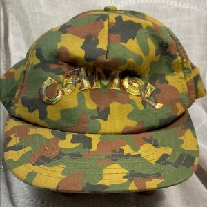 Camel made in the USA camouflage trucker hat baseball cap